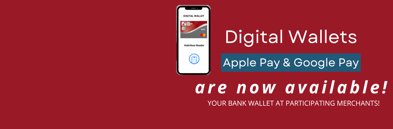 Digital wallet accessibility on Apple Pay and Google Pay.