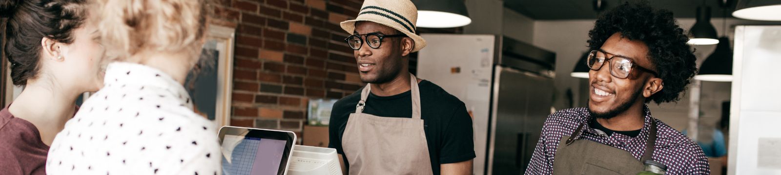 workers smiling